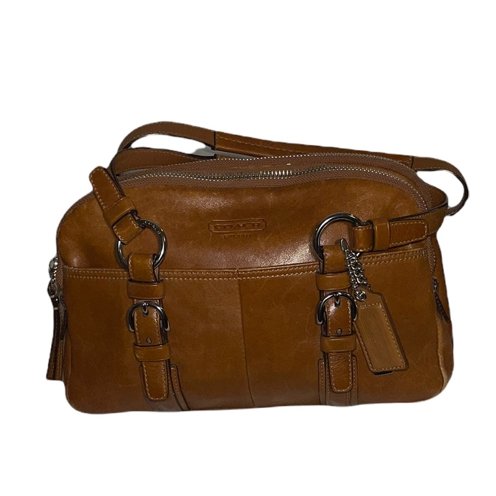 Coach all leather Bag- Medium Size.